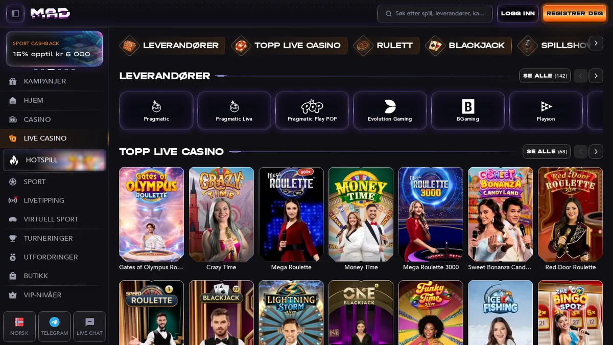 About Mad Casino